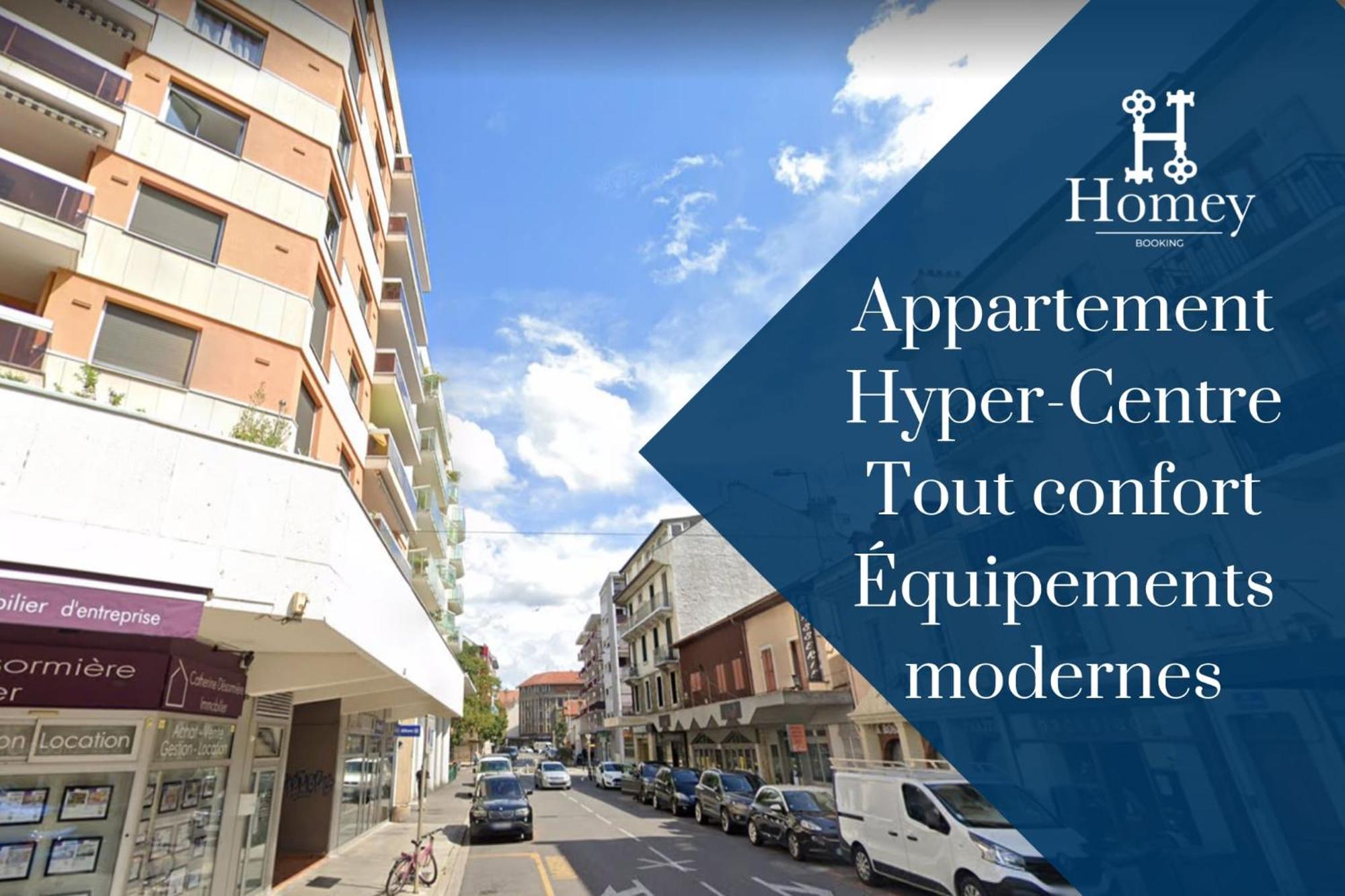 Homey Superchill - Appartement Moderne Et Tout Equipe - Netflix Et Wifi Inclus - Situe En Hyper-Centre - Proche Geneve Анмас Екстериор снимка